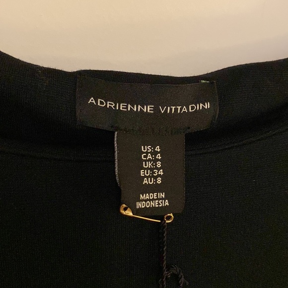 Adrienne Vittadini Black Half-Sleeve Sheath Dress with Pockets - Picture 4 of 7